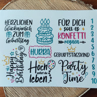 HerzlichenGlückwunschSticker,RubOns