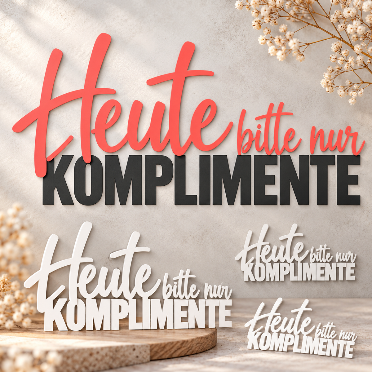 Heute bitte nur Komplimente - Digitale Dateien für 3D-Druck und Plotter