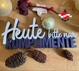 Heute bitte nur Komplimente - Digitale Dateien für 3D-Druck und Plotter