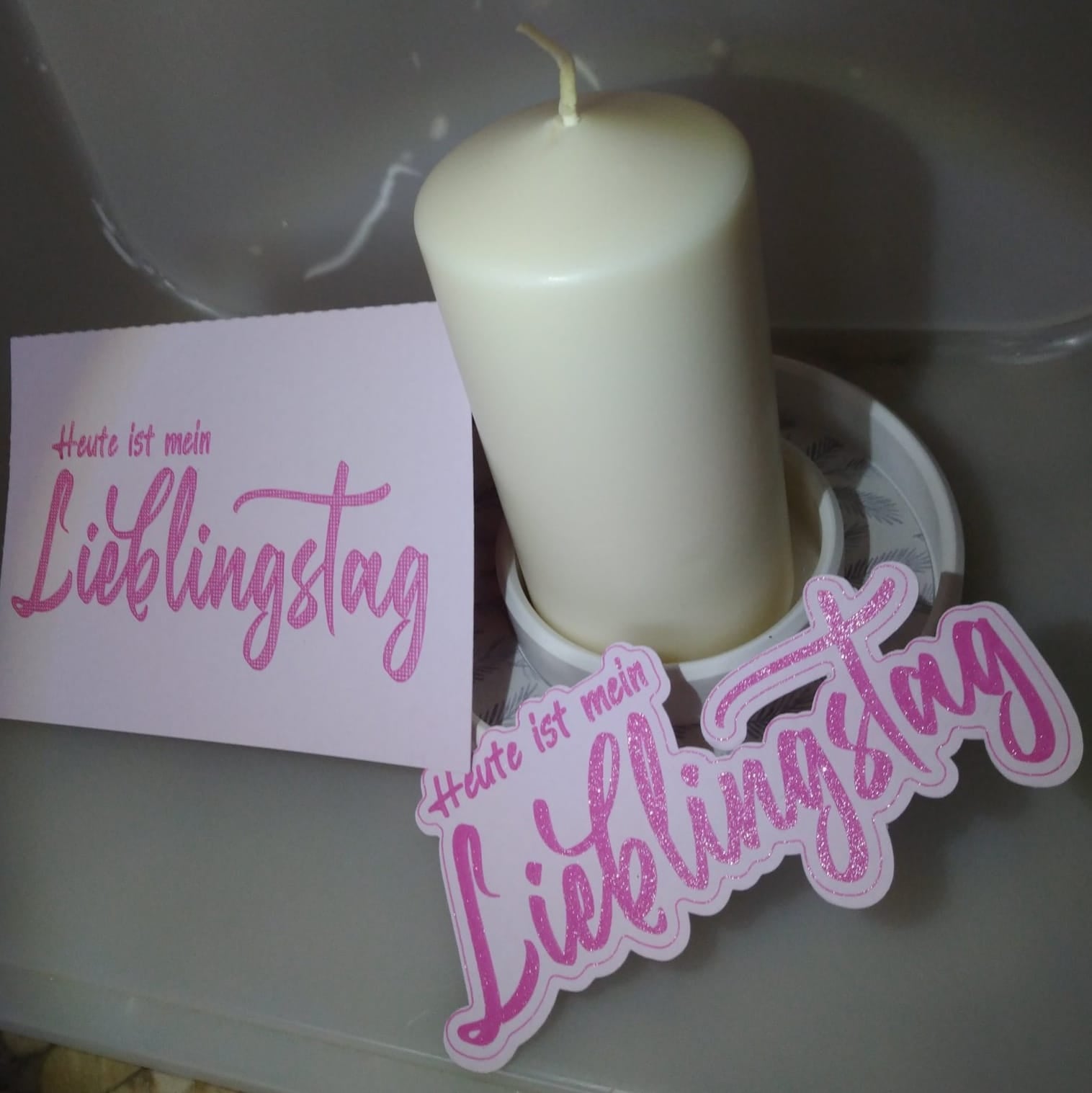 Heute ist mein Lieblingstag  Plotter Datei Spruch Idee