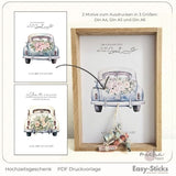 Laterne/ Lichtbox/ Schild PDF - Hochzeitsgeschenk