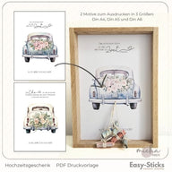Laterne/ Lichtbox/ Schild PDF - Hochzeitsgeschenk