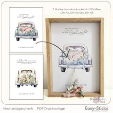Lade das Bild in den Galerie-Viewer, Laterne/ Lichtbox/ Schild PDF - Hochzeitsgeschenk
