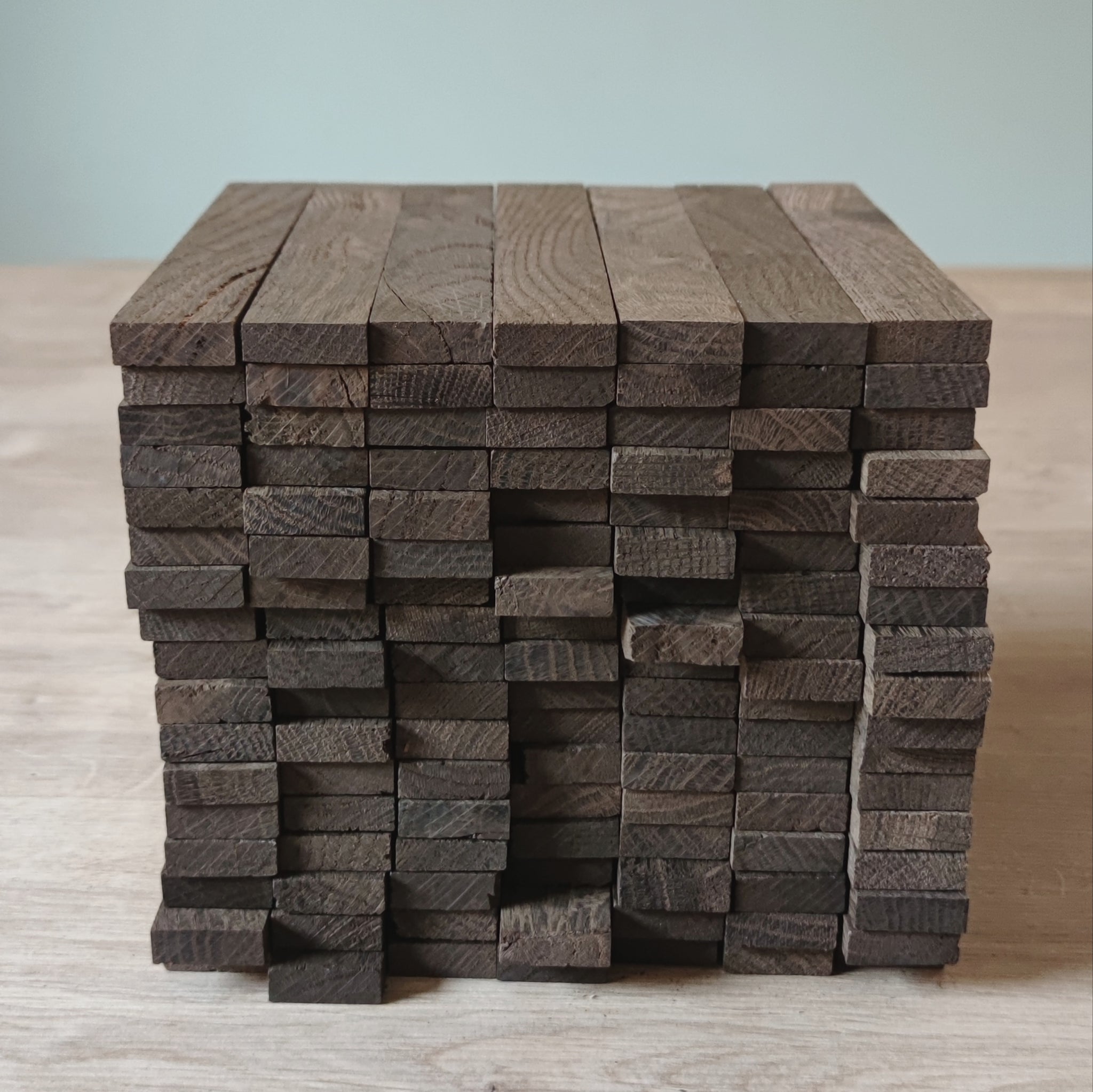 Easy-Sticks Eiche Dark 16cm Klötzchen Bastelholz