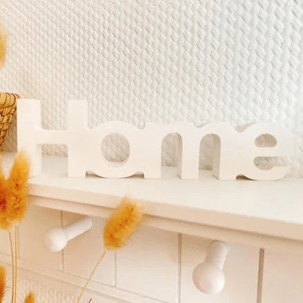 Wunderschöne Silikonform von Easy-Sticks mit dem Schriftzug 'Home', ideal für kreative Projekte und Dekoration zu Hause.