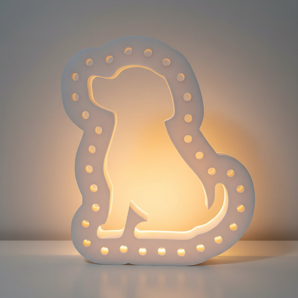 Silikonform - Licht Hund