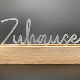 Zuhause Schriftzug Aus Acryl – Stilvolle Geschenkidee Zuhause Für Kartenhalter