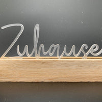 Zuhause Schriftzug Aus Acryl – Stilvolle Geschenkidee Zuhause Für Kartenhalter