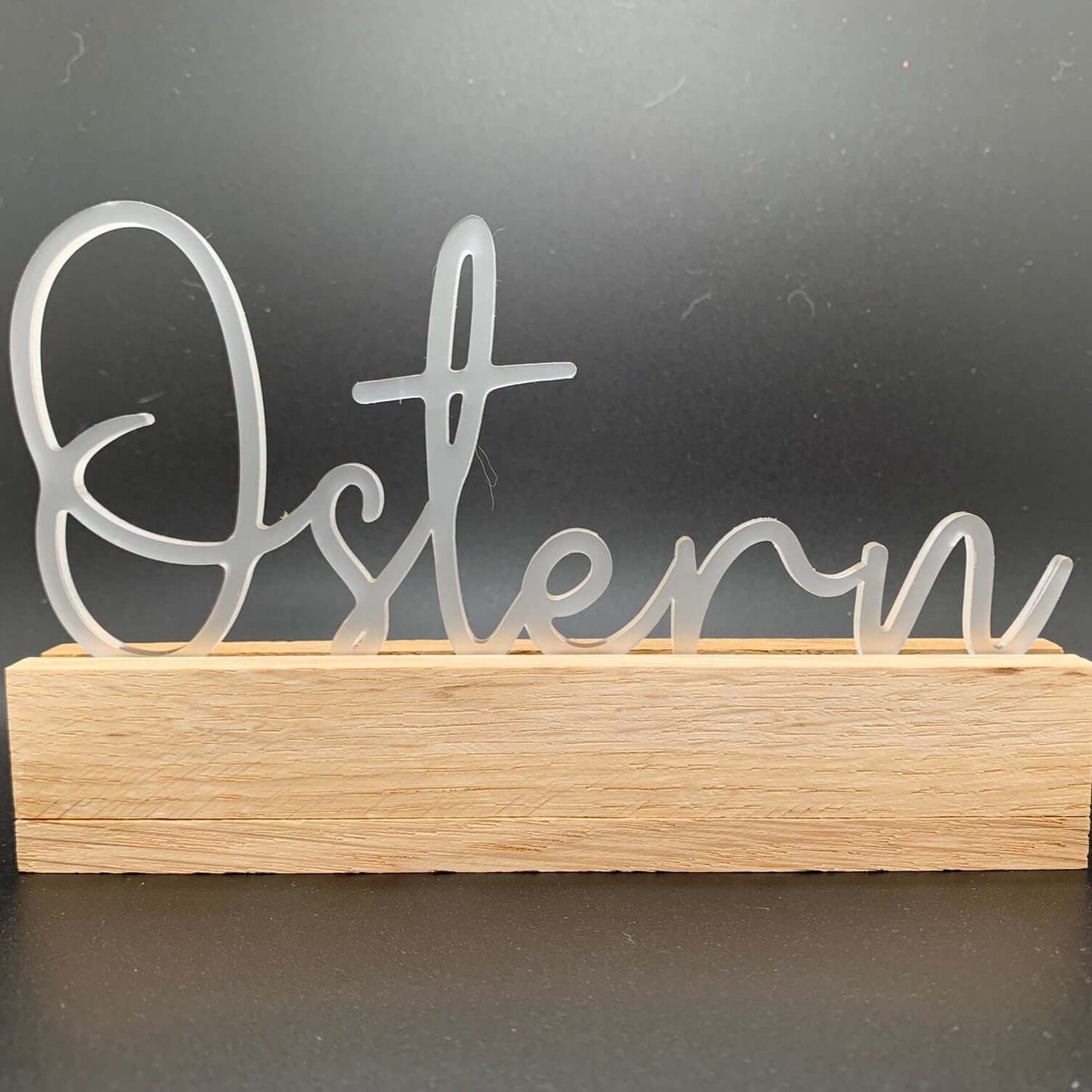 Eleganter Satinierter Acryl Ostern Aufsteller – Deko Ostern Geschenk Für Festliche Anlässe