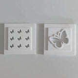 Silikonform - 2 Schmetterling Laternen Seiten Mini