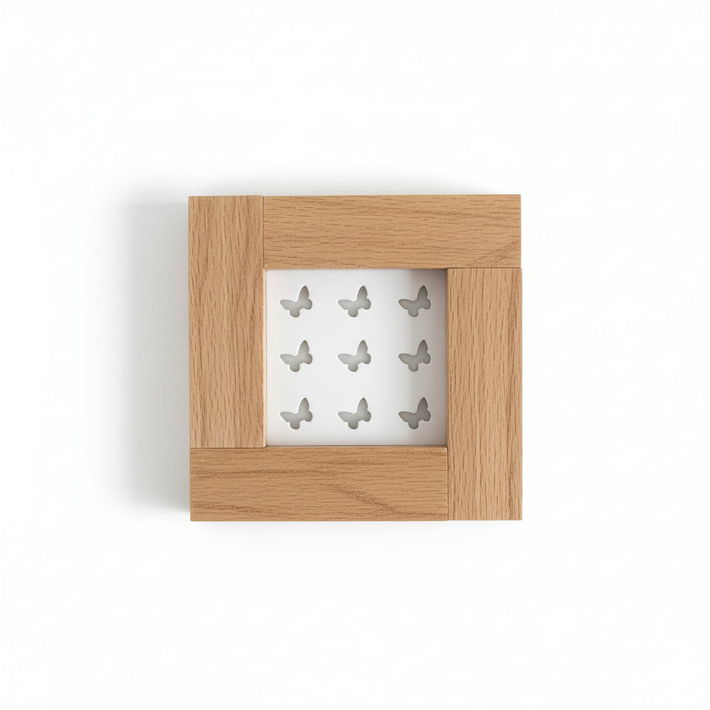 Silikonform - 2 Schmetterling Laternen Seiten Mini