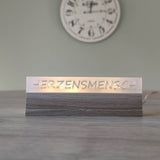 Elegant acryl Easystick mit engraved Schriftzug HERZENSMENSCH von Easy-Sticks, perfekt für die Dekoration im Wohnzimmer oder Esszimmer.