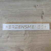 Transparenter acryl Easystick mit aufgeritztem Wort HERZENSMENSCH, ideal für kreative DIY-Projekte von Easy-Sticks.