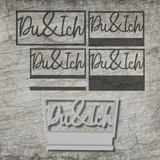 3D/ Plotter- / Laserdatei - Du &amp; Ich im Rahmen 