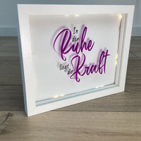 In der Ruhe liegt die Kraft Plotterdatei Plotterspruch Plotteridee Geschenkidee DIY