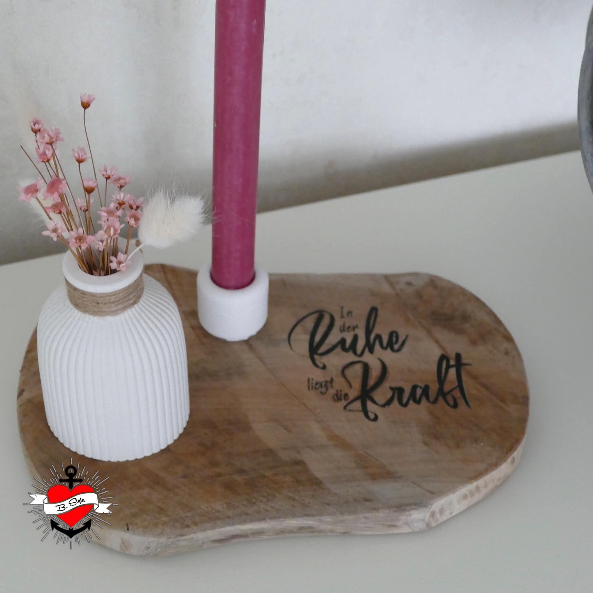 In der Ruhe liegt die Kraft Plotterdatei Plotterspruch Plotteridee Geschenkidee DIY