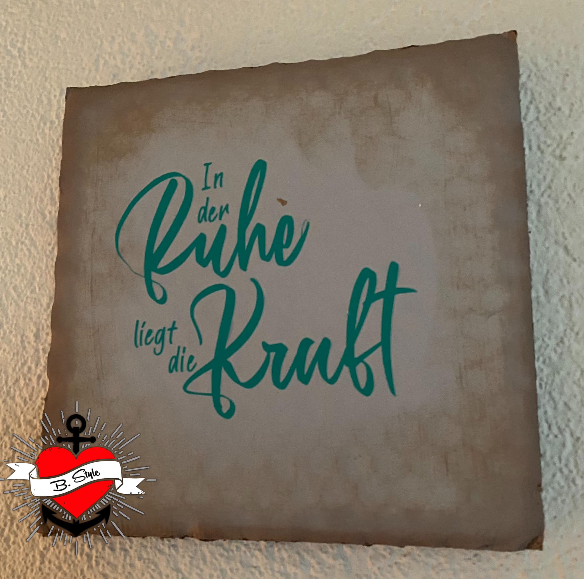 In der Ruhe liegt die Kraft Plotterdatei Plotterspruch Plotteridee Geschenkidee DIY