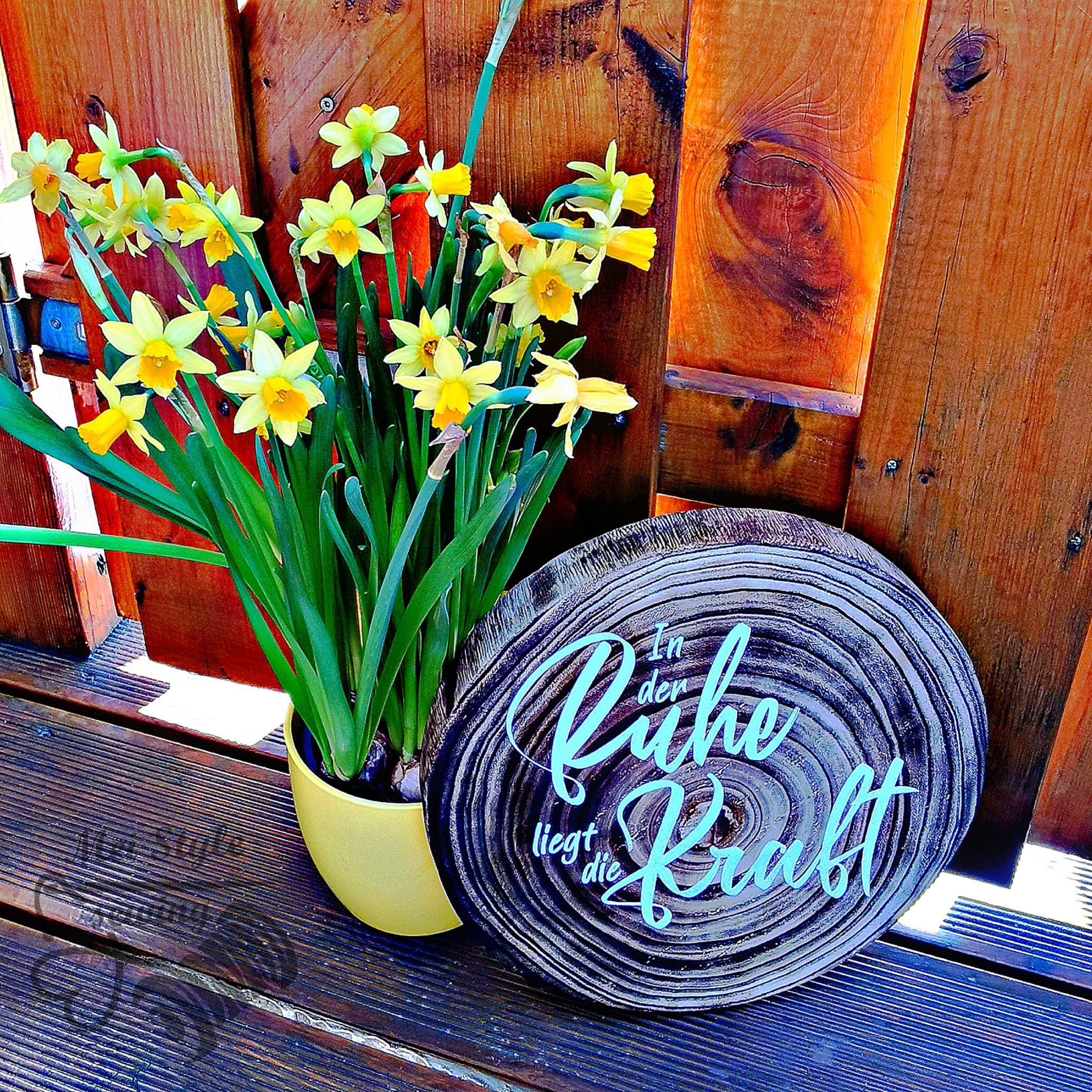 In der Ruhe liegt die Kraft Plotterdatei Plotterspruch Plotteridee Geschenkidee DIY