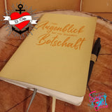Jeder Augenblick hat eine besondere Botschaft - Plotterspruch als Plotterdatei DIY Idee Notizbuch spruch