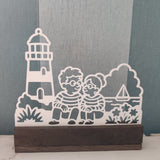 Karla und Karl im Urlaub - 3D Druckdatei (STL u. 3MF)