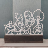 Karla und Karl im Garten – 3D Druckdatei (STL u. 3MF)
