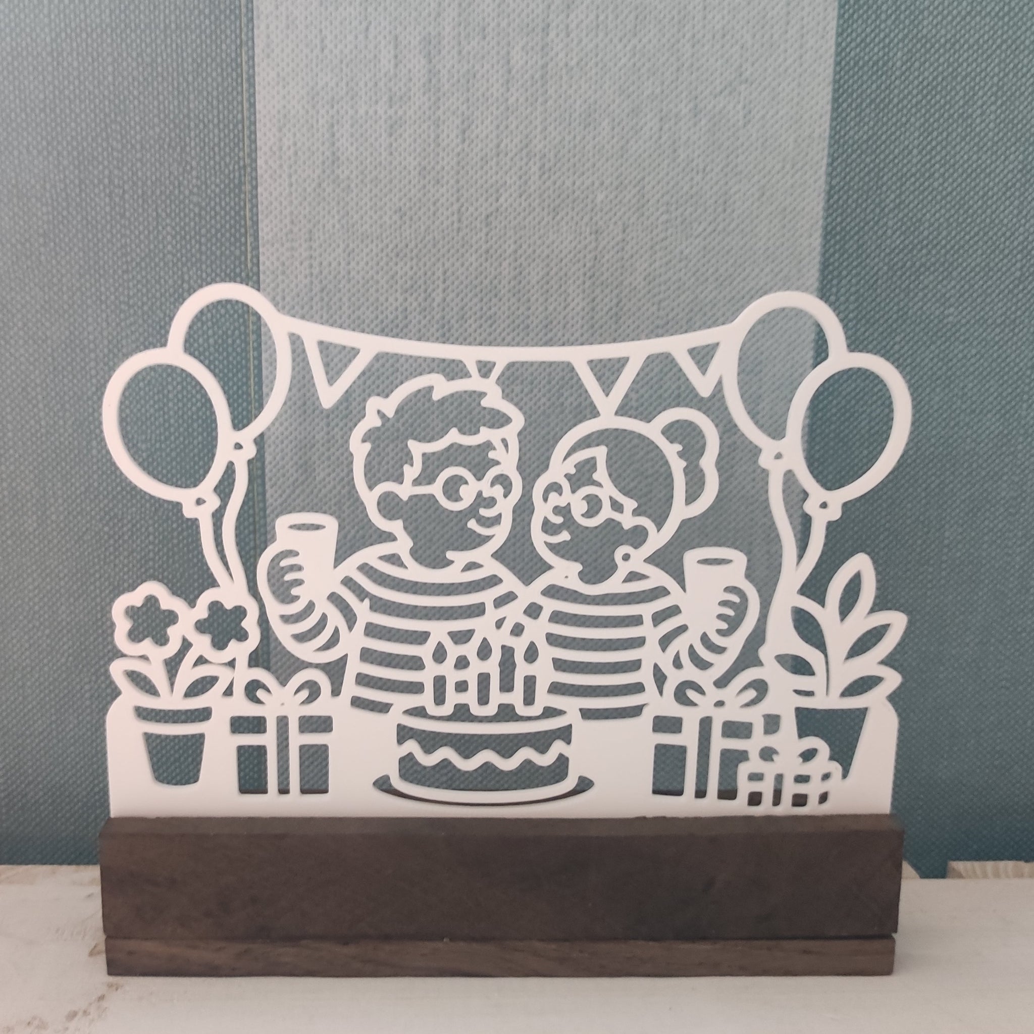 Karla und Karl feiern – 3D Druckdatei (STL u. 3MF)