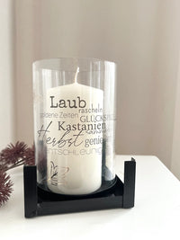 2in1 Folie Herbst A4 || KERZEN|| GLAS || KERAMIK DIY Beschriftung gold Transferfolie