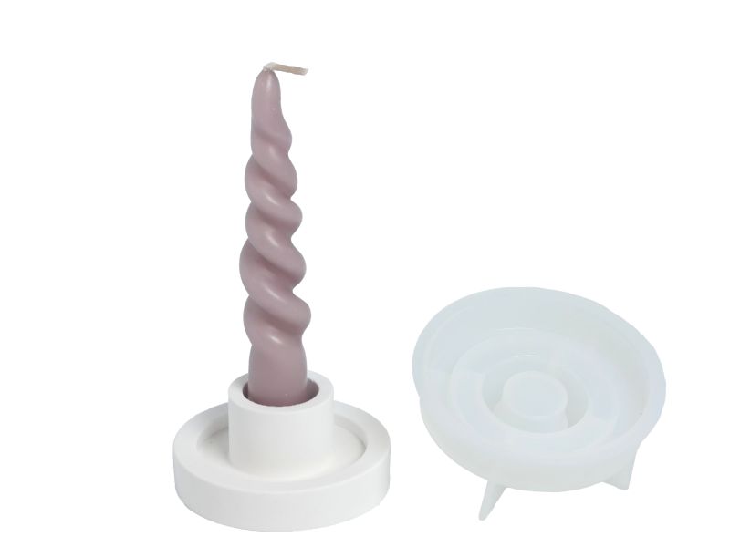 Silikonform Kerzenhalter – Flexibles Design Für Elegante Kerzenhalter 7,5 x 3,5 cm, Kreativ Selbermachen