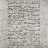 Kreative Frühlingsmotive und Ostergrüße, die in der Plotterdatei „Ostern - Frühling Sprüche“ von easy-sticks entworfen wurden. Ideal für DIY-Projekte und Bastelanwendungen.