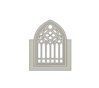 Kirchenfenster 3 D Druckdatei