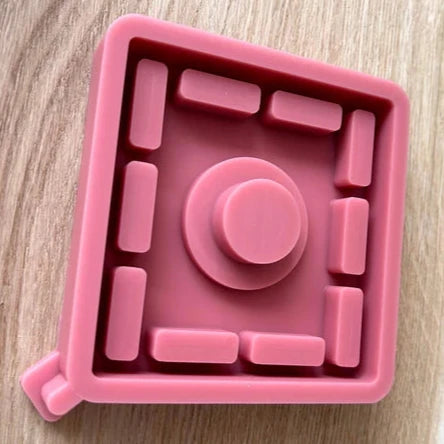 Easy-Sticks Silikon Grundform für Windlicht - Eckig, rosa Silikonform für kreative Projekte, ideal zur Herstellung von Windlichtern und Dekorationen von Easy-Sticks.