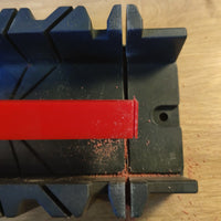 Einfache Acrylstäbe Rot, 6 Stück, UV-Beständig, Blickdicht, Hochglanz & Seidenmatt, 16 cm x 2,2 cm