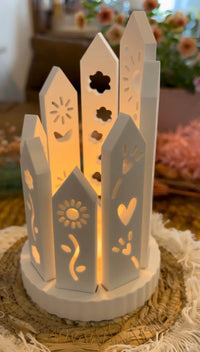 8 Easy-Sticks mit Blumen für Windlichter - Kreative Silikon Gießformen Für Individuelle Lichthäuser