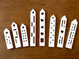 8 Herz Easy-Sticks Silikonformen - Gießform für Lichthäuser - Windlicht