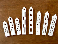 8 Herz Easy-Sticks Silikonformen - Gießform für Lichthäuser - Windlicht
