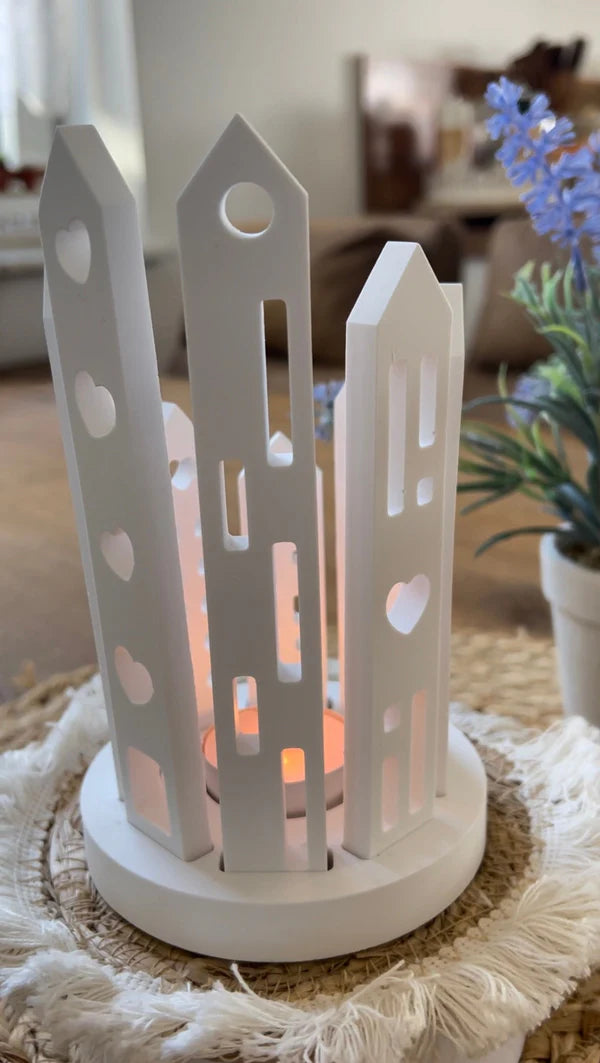 8 Herz Easy-Sticks Silikonformen - Gießform für Lichthäuser - Windlicht