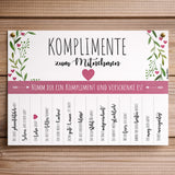 Kompliment_Komplimente_zum-_Mitnehmen_verschenken_Easy-Sticks_ausdrucken auf aufhängen rosa