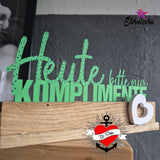 Heute bitte nur Komplimente - Digitale Dateien für 3D-Druck und Plotter