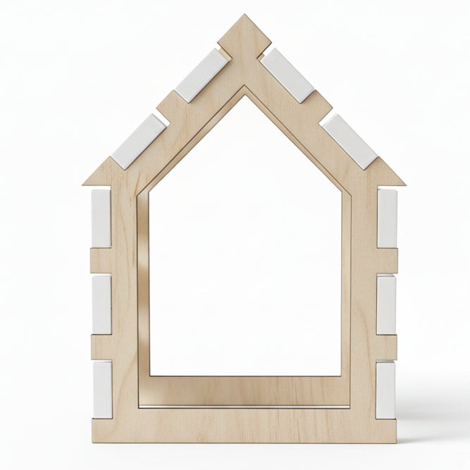 Laserdatei - Haus Rahmen Seiten