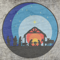 Krippe Weihnachtskrippe maria Josef jesus Plotterdatei Plotter DIY 