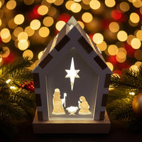 Krippe Silikonform für Haus - für Holz für Weihnachtskrippe