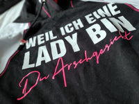 Bastelanleitung mit der Weil ich eine Lady - Du Arschgesicht Plotterdatei für DIY Projekte, ermöglicht einfache Umsetzung von kreativen Ideen.
