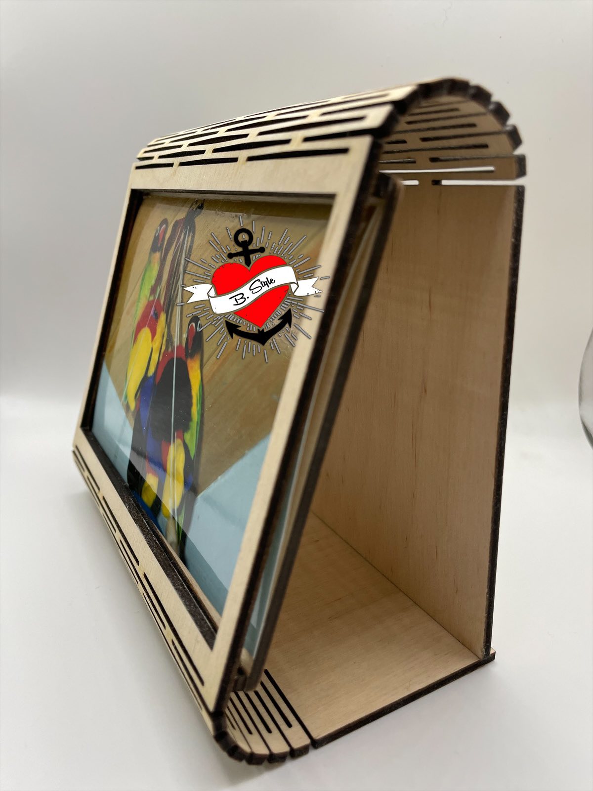 Laserdatei Bilderrahmen 10 x 15 cm für Holz – Sofort-Download