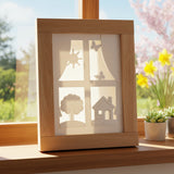 Silikonform - Frühling Laterne Seitenteil