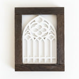 Laternen Seitenteil Muster Fenster im Easy-Sticks Rahmen