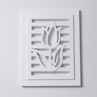 Silikonform Tulpe für Laternen – Seitenteil Gießform