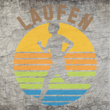 Laufen Abzeichen Schild Plotter 