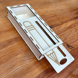 Laserdatei - Lesehilfe Lineal + Box 3 mm