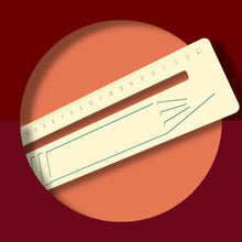 Lade das Bild in den Galerie-Viewer, Laserdatei - Lesehilfe Lineal + Box 3 mm
