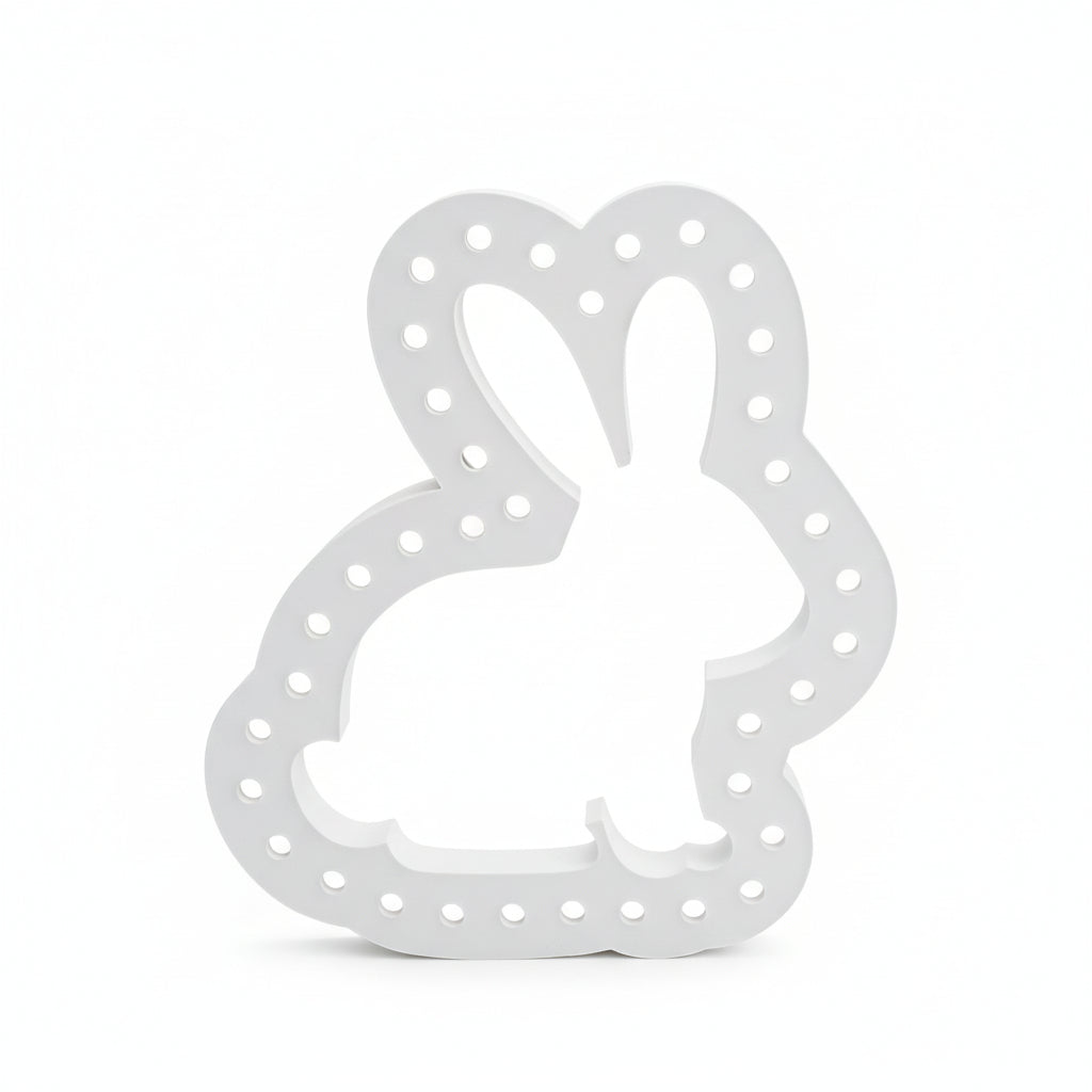Licht Hase Silikonform Osterdeko handmade